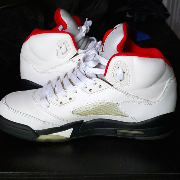 ⚡2X Host Pick⚡Air Jordan 5 Retro GS 'Fire Red' 2013 - Picture 5 of 10